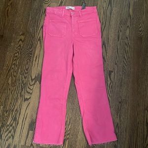 Zara High-Rise Cropped Jeans